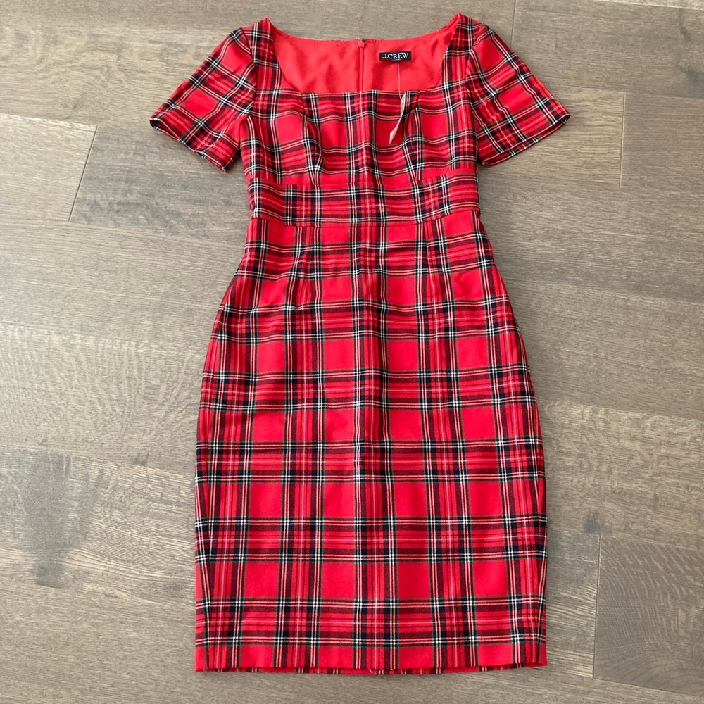 J Crew Holiday Tartan Dress